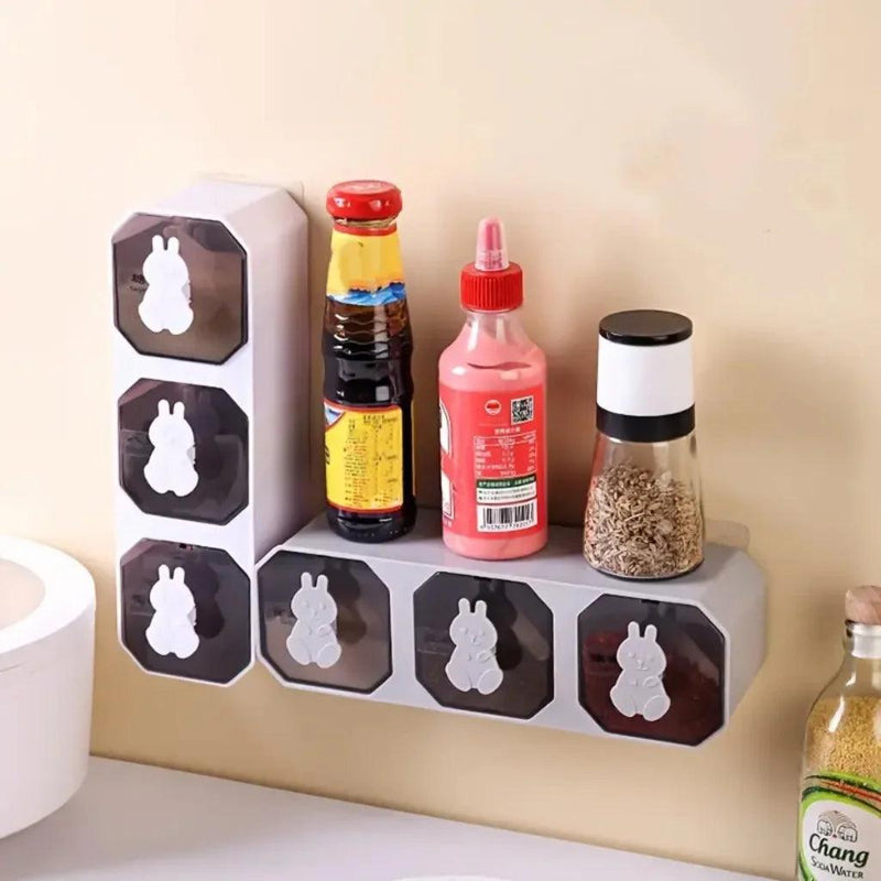 Porta Condimentos em Acrílico com Suporte - CLICK!